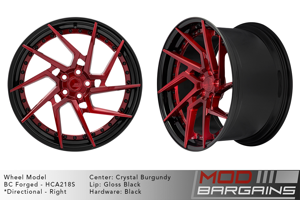 21インチ bc forged HT 02S ガリ傷あり一本 BC Forged HCA218 / HCA218S Modular Wheels 18-22 Inch - All Makes